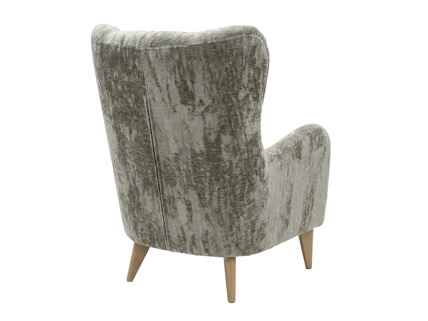 Élégant fauteuil Roland de détente avec assise et dossier profilés.