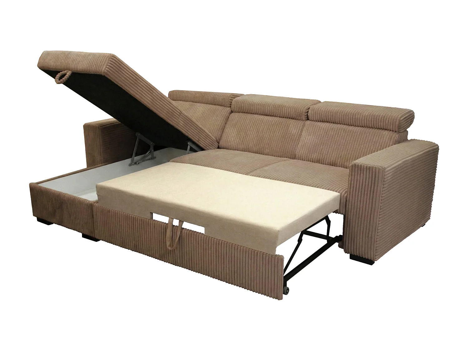 Canapé d’angle moderne et confortable Nicole – pratique et élégant