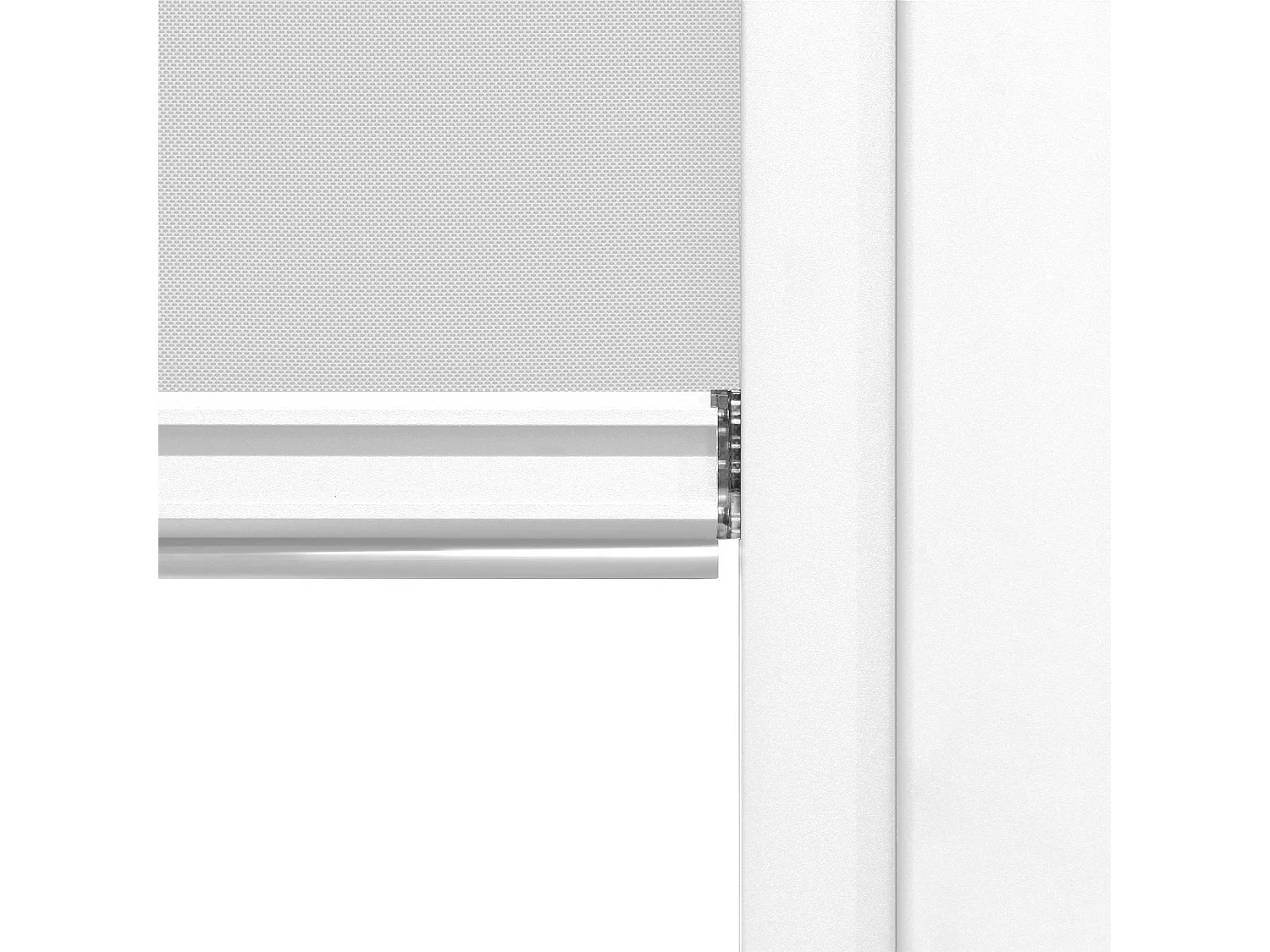 Pergola bioclimatica 3x4m in alluminio addossata + tenda 4m , bianco