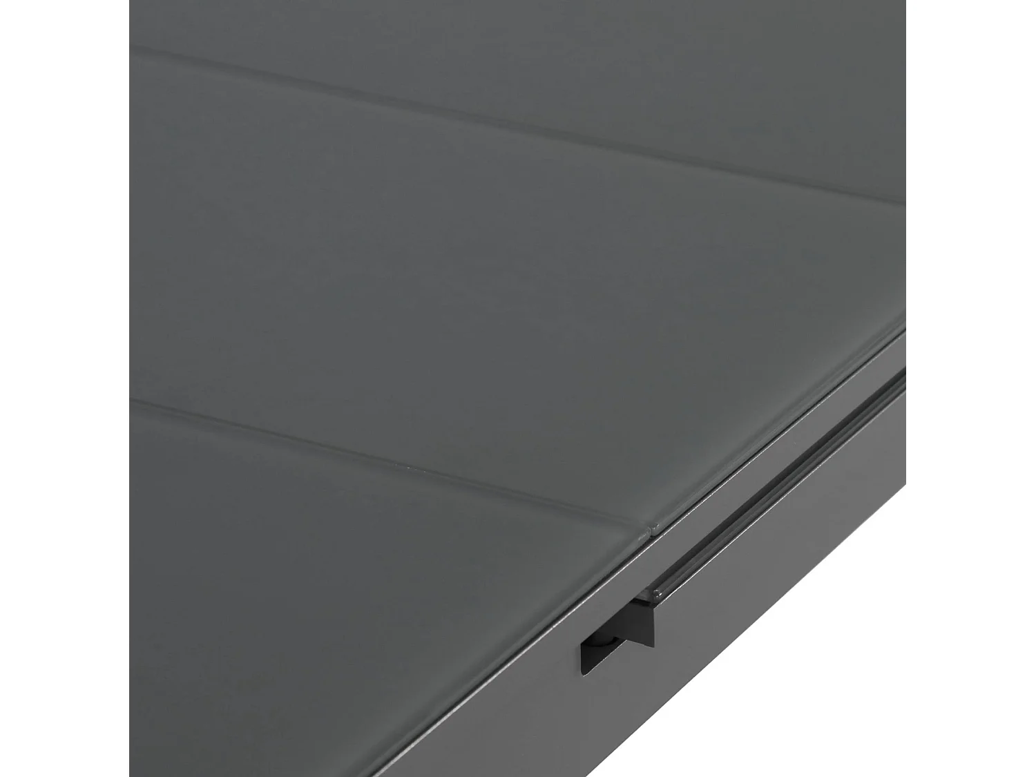 Set mesa de jardín extensible de aluminio de 8 a 10  sillas antracita