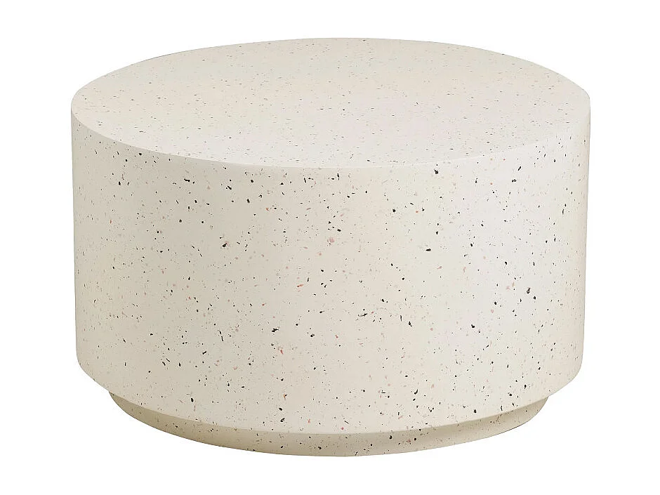Ronja Garten Sofatisch Ø70cm Off White.