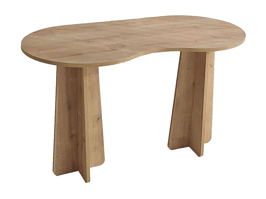 Lina - Bureau en bois L120cm - Bois clair