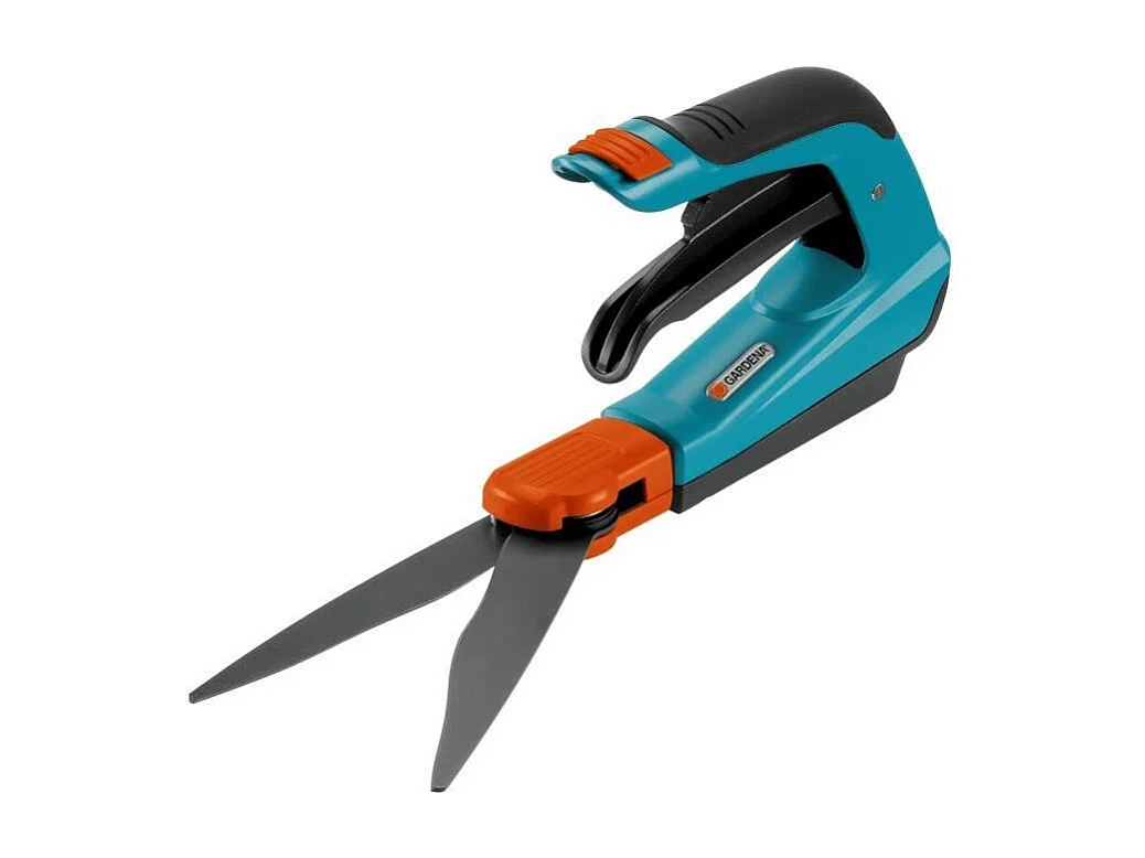 Draaibare gazonschaar GARDENA Comfort Plus, roestvrijstalen messen 360°, ergonomisch handvat, anti-aanbaklaag