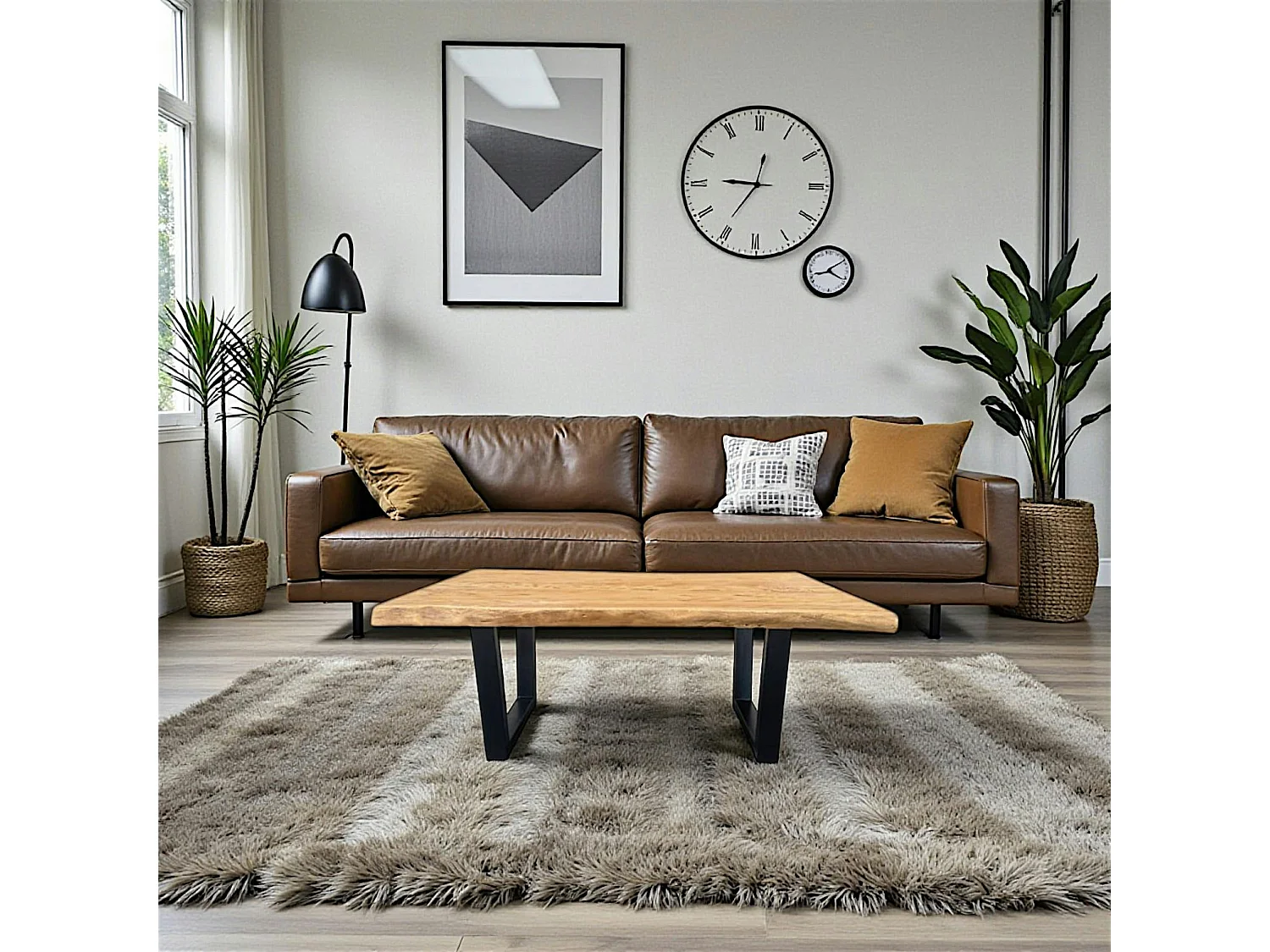 Table basse en bois de teck recyclé TIMOR