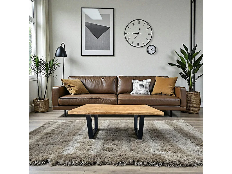 Table basse en bois de teck recyclé TIMOR