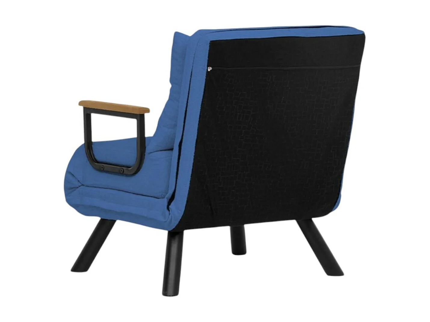 Fauteuil convertible bleu - coussin assorti MODI