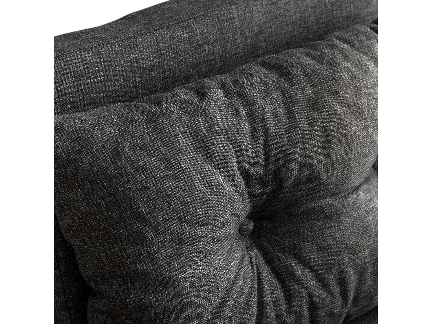 Fauteuil convertible gris foncé - coussin assorti MODI