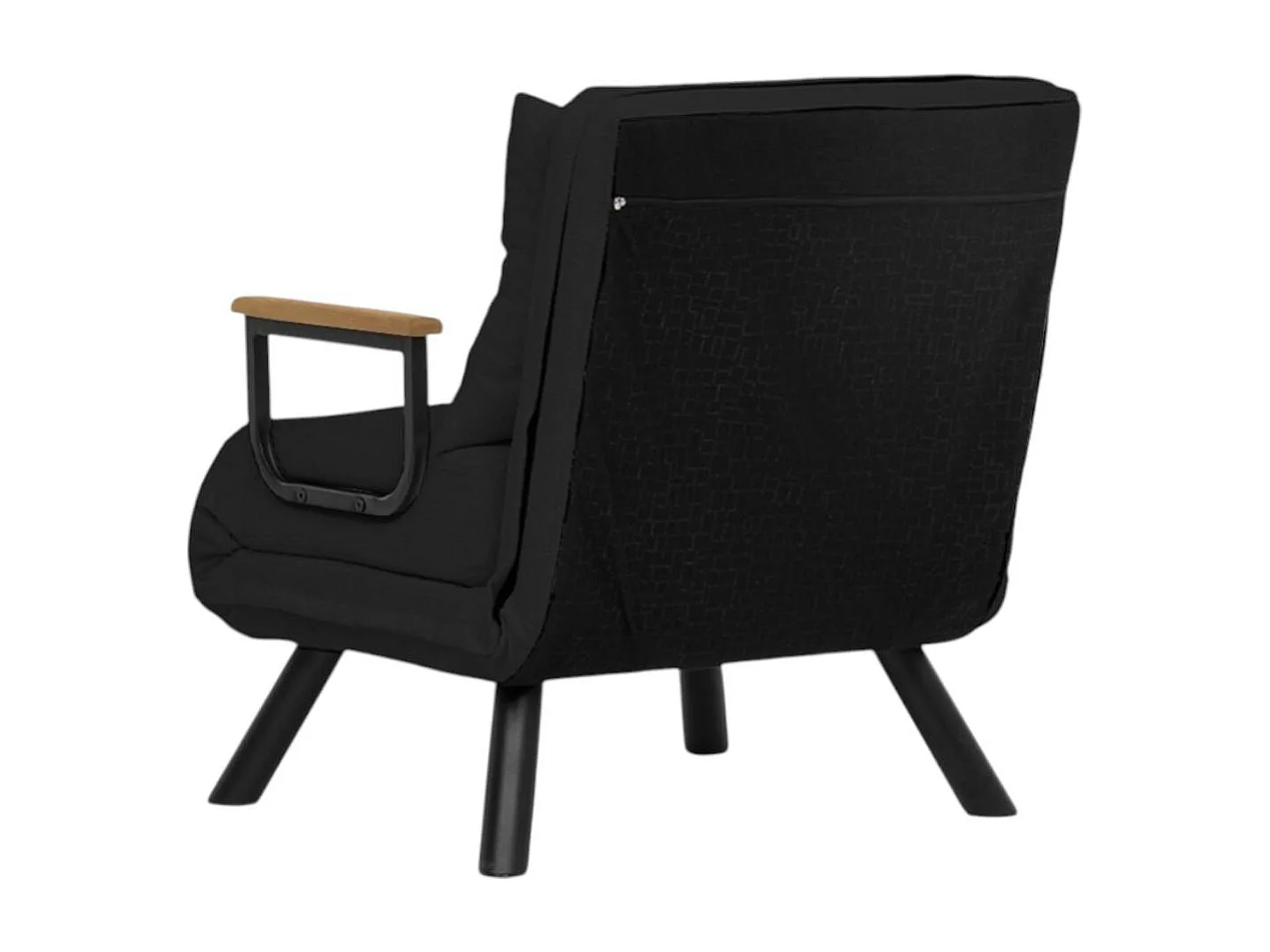 Fauteuil convertible gris foncé - coussin assorti MODI