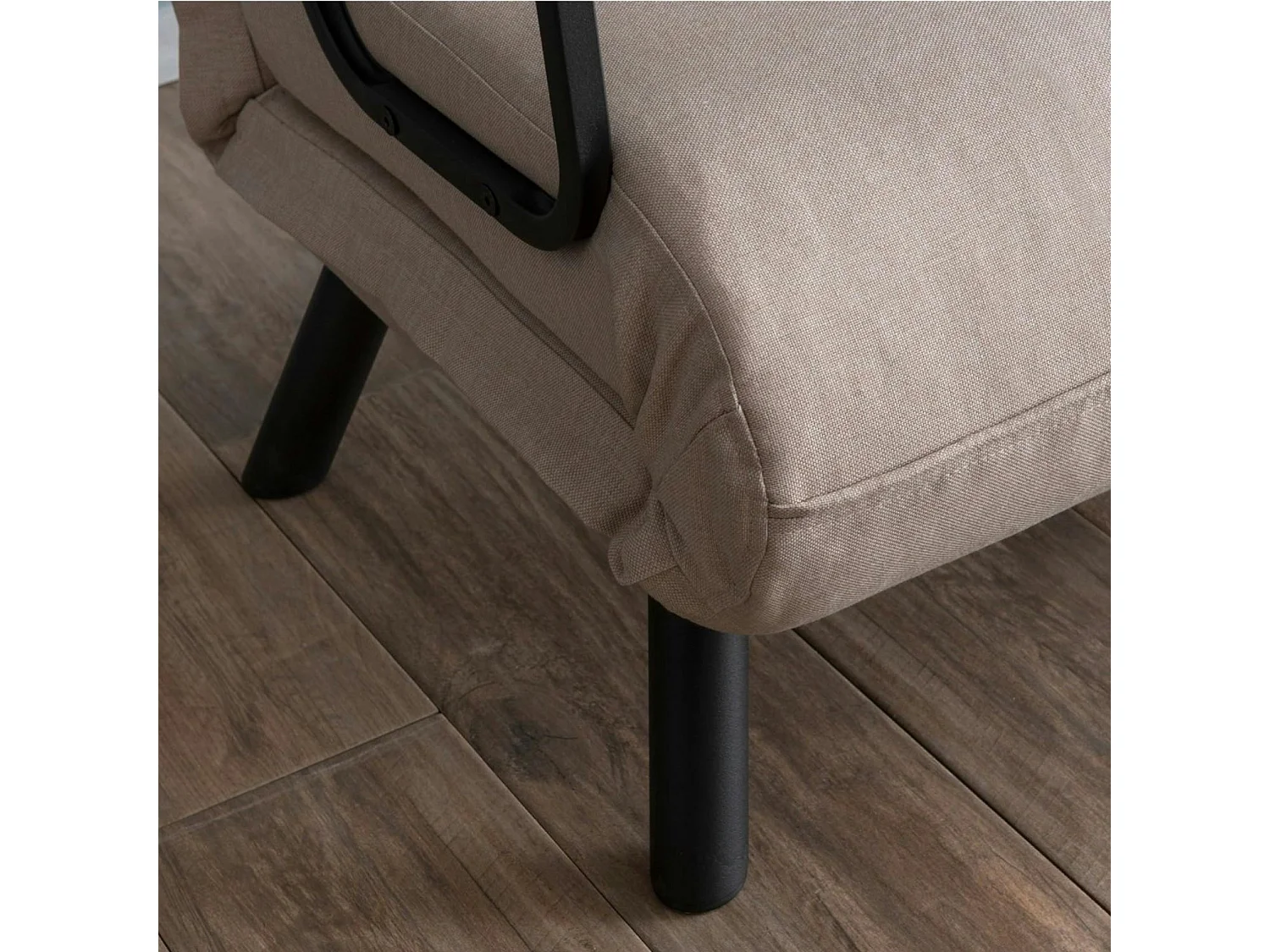 Fauteuil convertible écru 1 place couchage 175 cm MODI