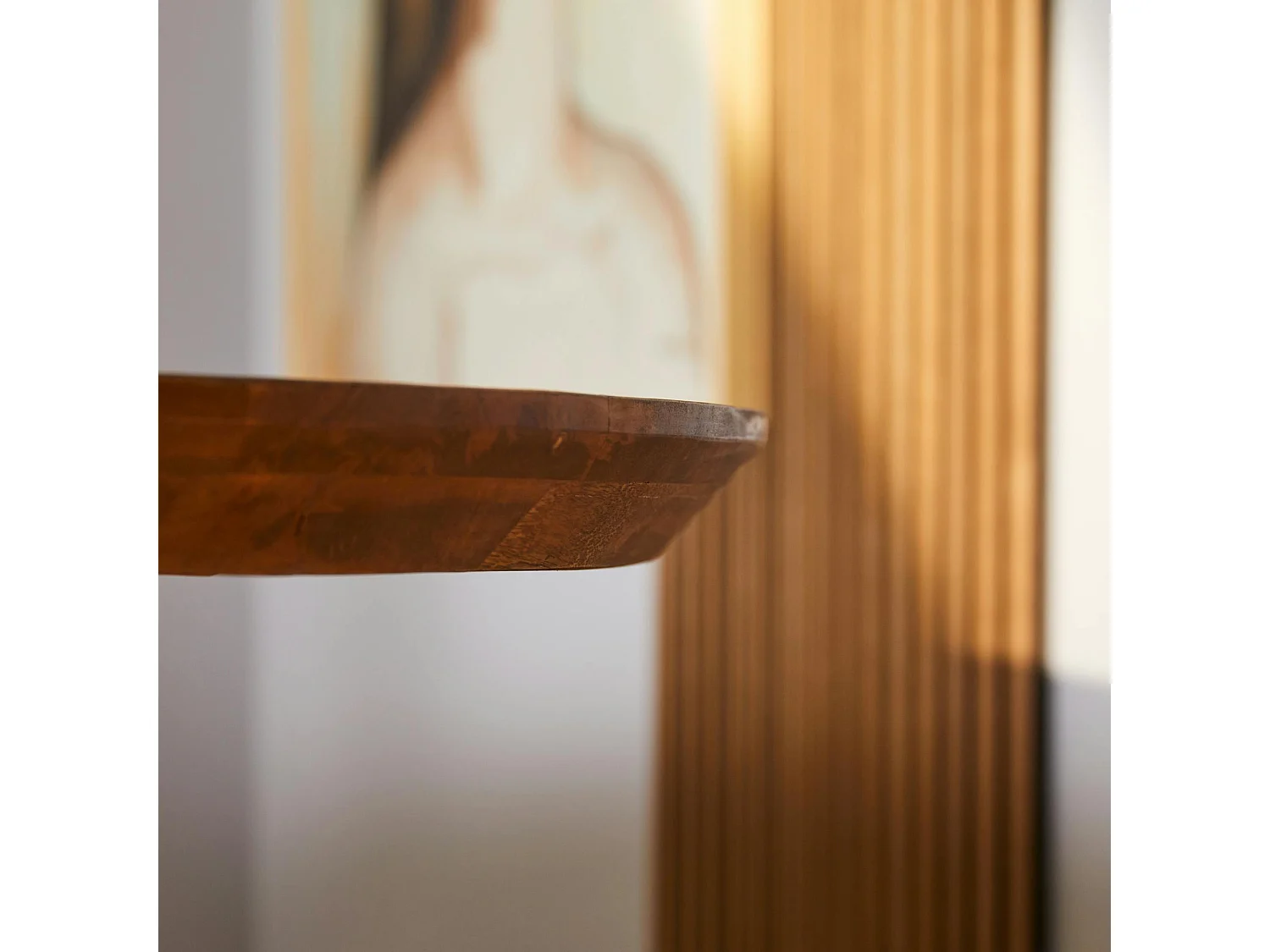 Table ovale en bois pied croisé 300 cm UDA