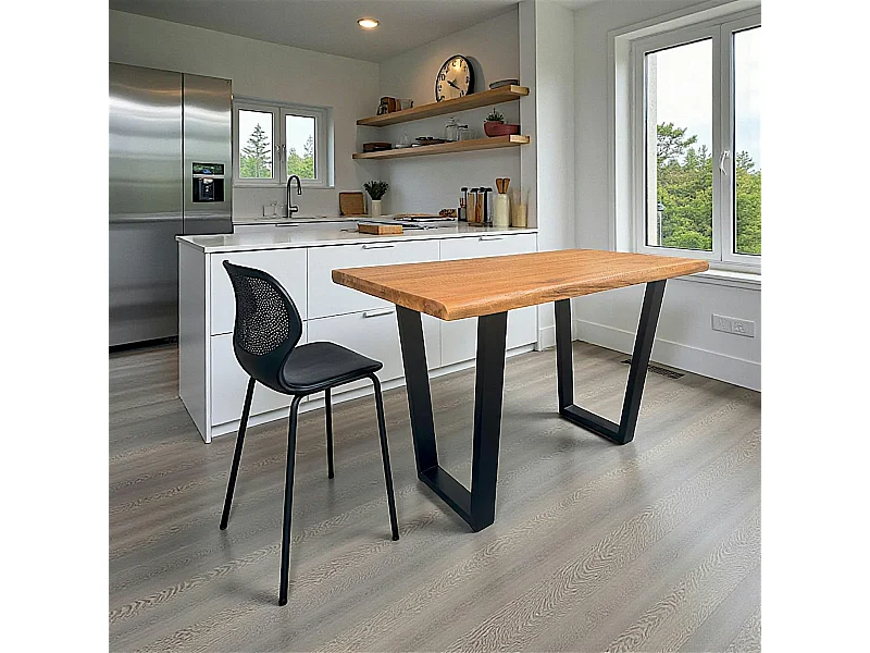 Table haute en bois de teck recyclé 160 cm TIMOR