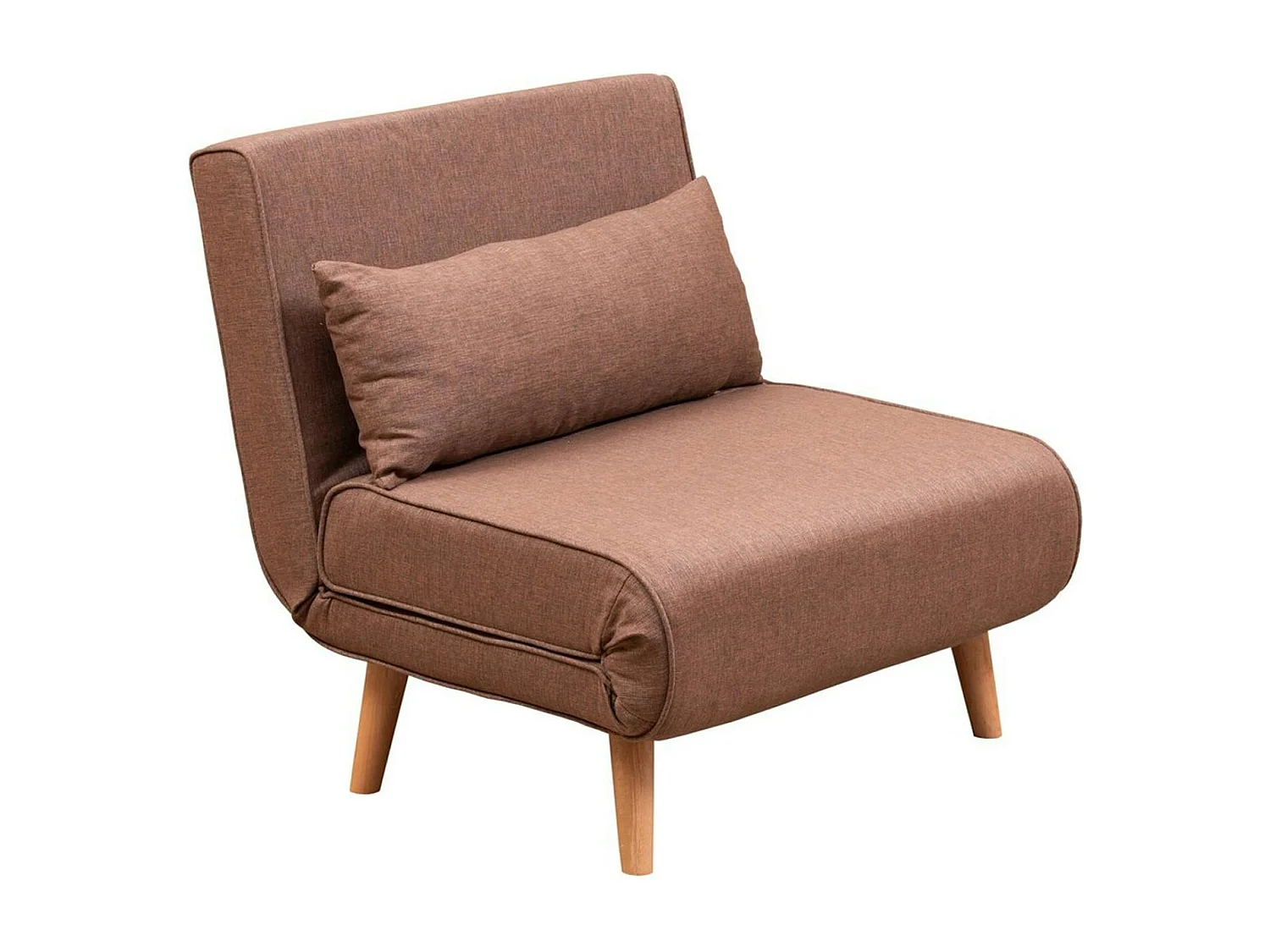 Fauteuil convertible marron, couchage 180 cm COPALA