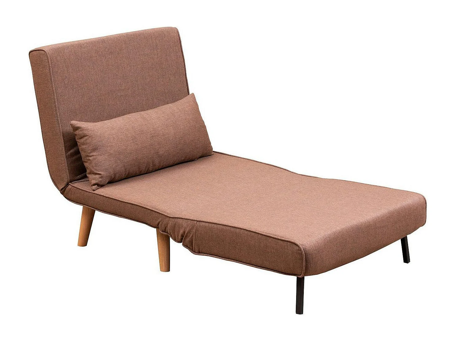 Fauteuil convertible marron, couchage 180 cm COPALA