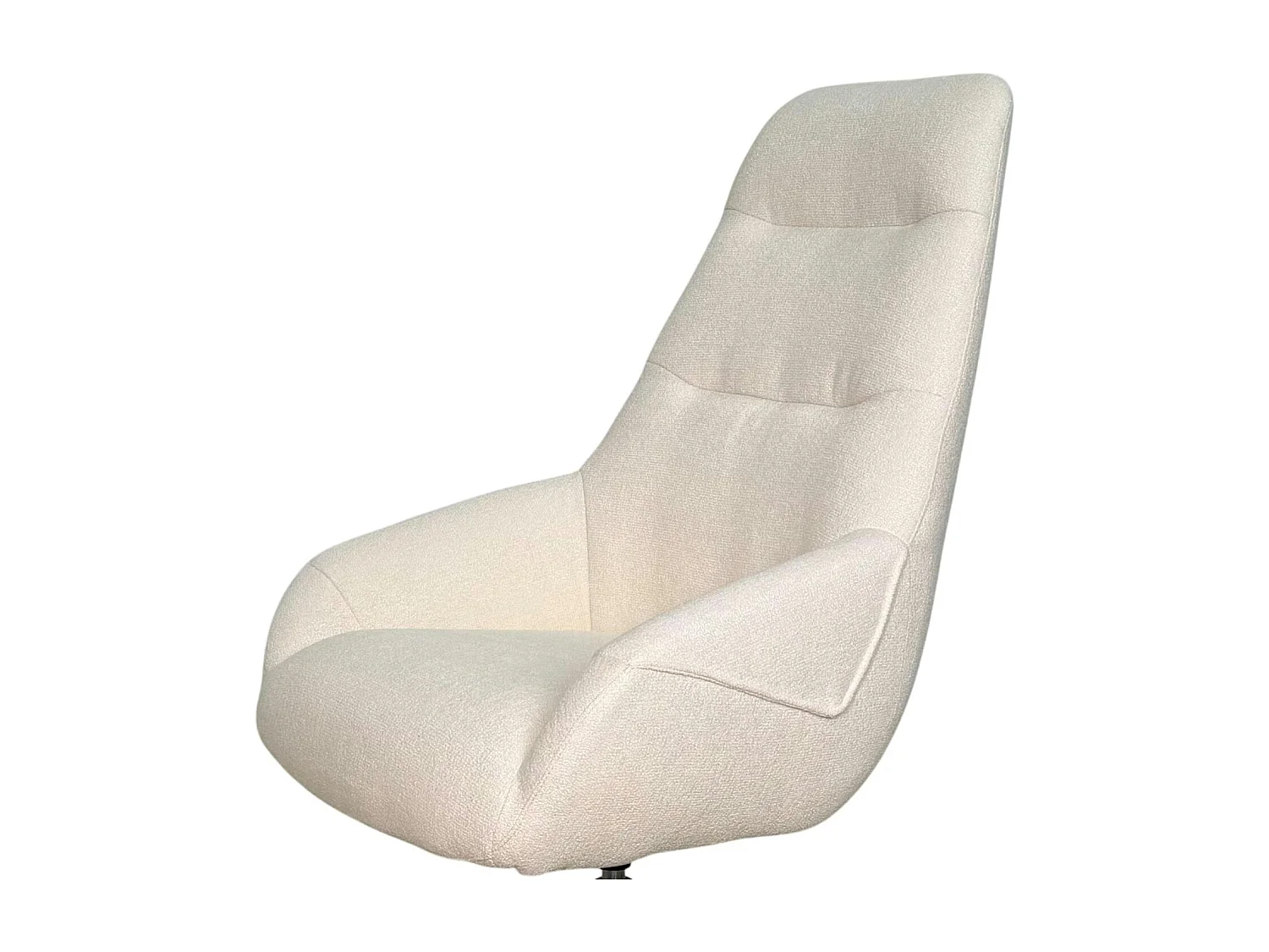 Fauteuil relax pivotant tissu écru IENA