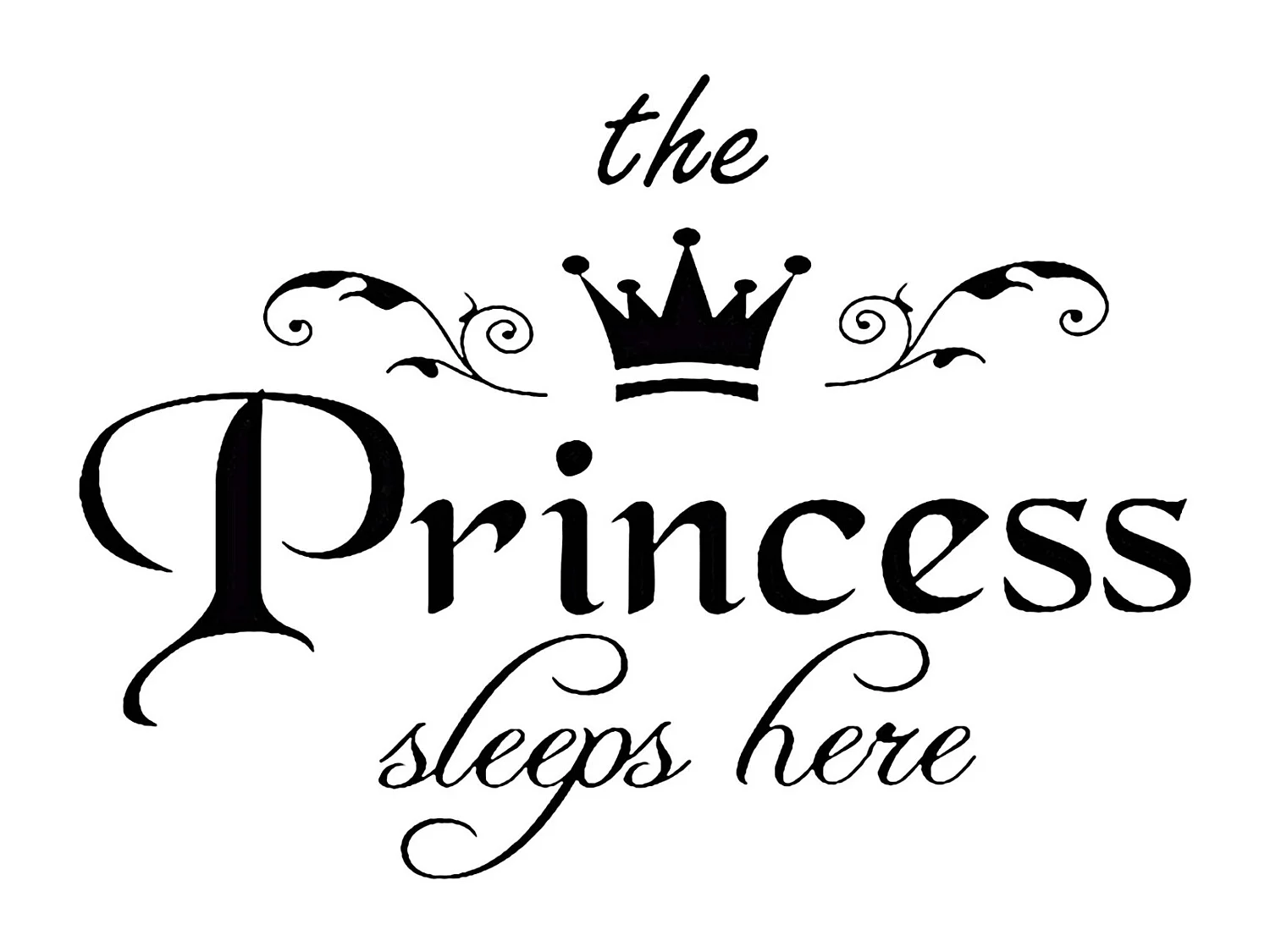 Cama Infantil Blanca 140x70 cm Dibujo Princesa – Con Cajón Inferior y Colchón de Espuma, Ideal para Dormitorio Infantil, Montaje Fácil