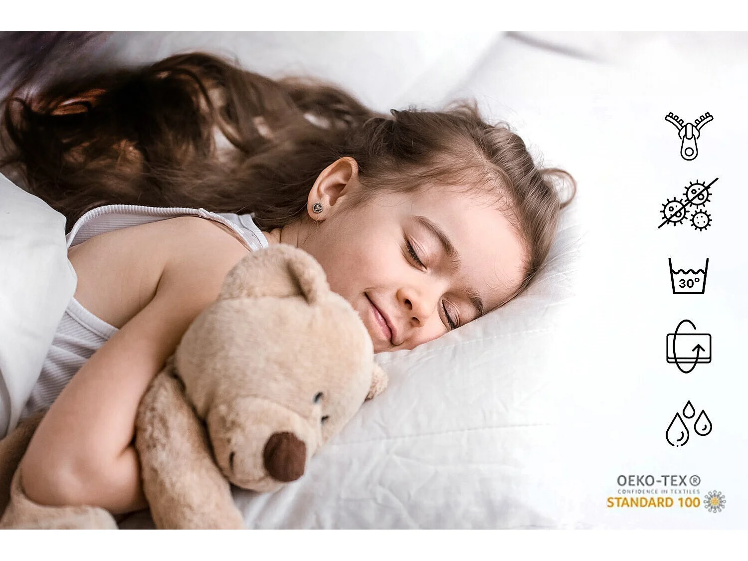 Cama Nido Infantil 160x80 cm con Cama Inferior 145x80 Con Dibujo Sirena – Estructura Robusta con 2 Colchones Incluidos, Ideal para Dormitorio Juvenil