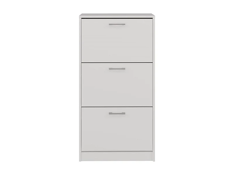Mueble Zapatero Color Blanco 116x60x28 cm  – 3 Puertas Abatibles – Ideal para Entrada o Dormitorio