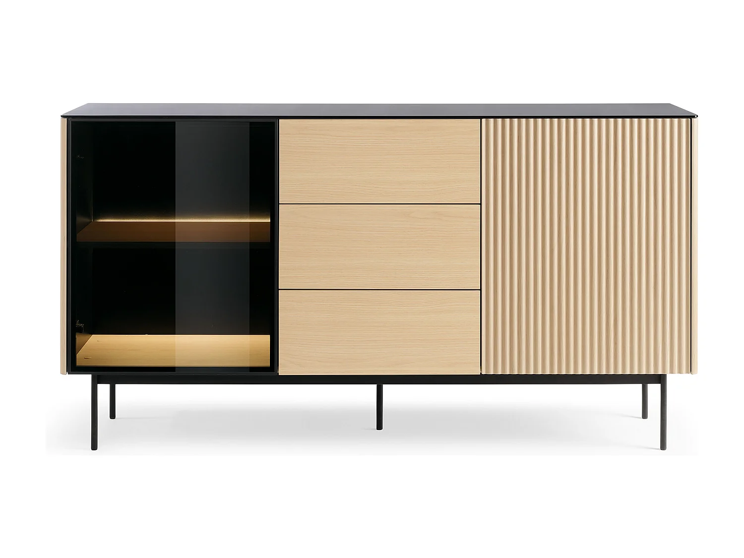 Buffet, Chêne Vincenza, 157 X 84 X 39 Cm