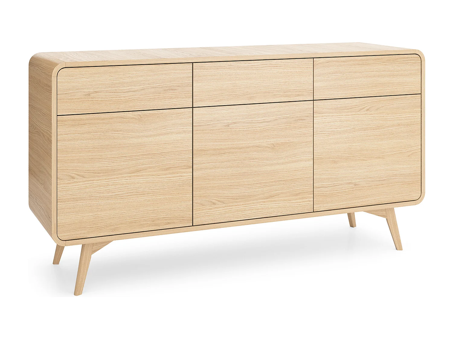 Buffet, Chêne Vincenza, 160 X 84 X 39 Cm