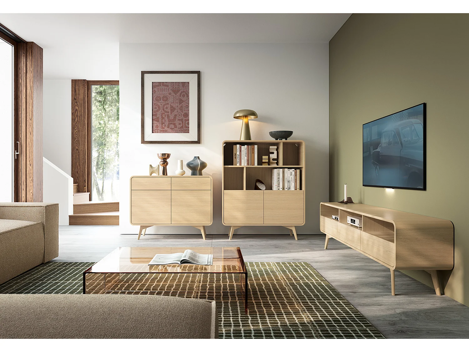 Buffet, Chêne Vincenza, 160 X 84 X 39 Cm