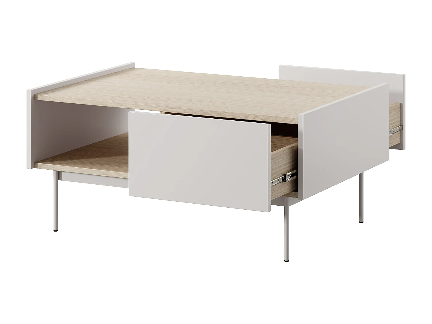 Mesa de centro, Cachemira, TOP: roble, Linea, 97 x 45 x 65 cm