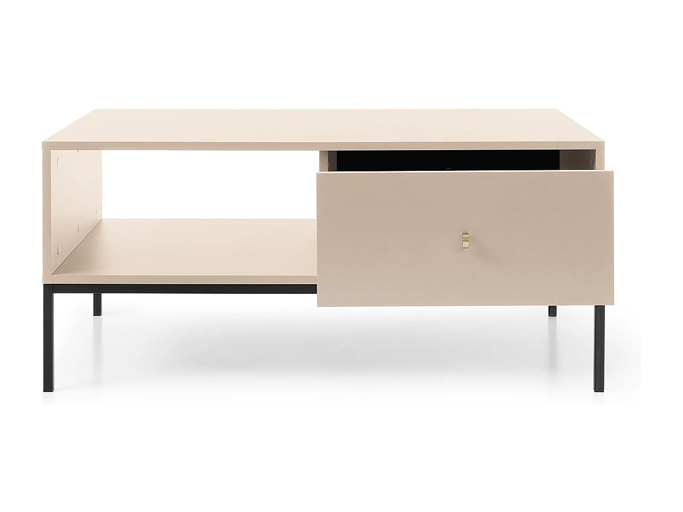 Couchtisch, sandbeige, 103,5 x 46,2 x 68 cm