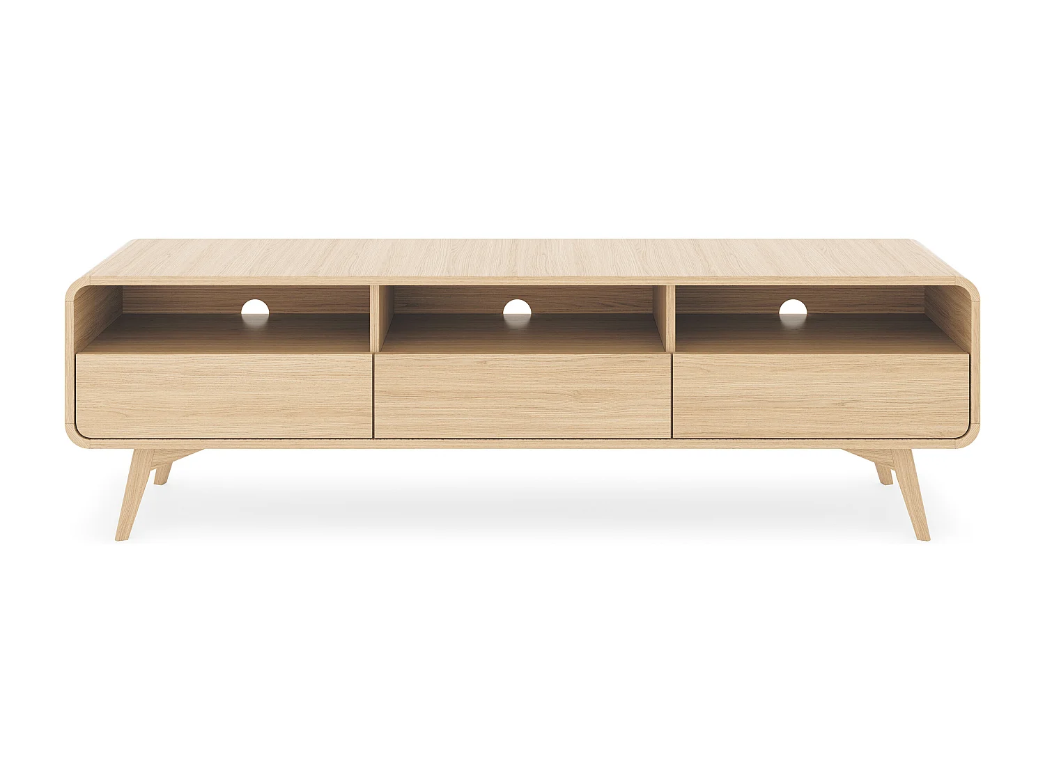 Meuble TV, Chêne Vincenza, 180 X 52 X 39 Cm