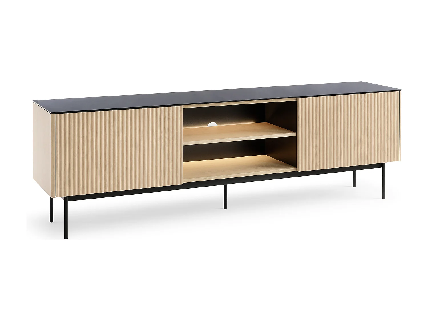 TV-Schrank, Eiche Vicenza, 180 x 52 x 39 cm