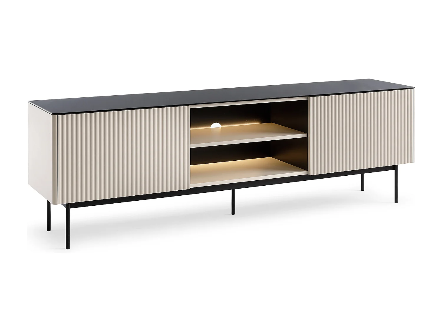 TV-Schrank, Kaschmir, 180 x 52 x 39 cm