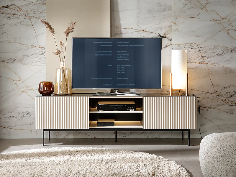 TV-Schrank, Kaschmir, 180 x 52 x 39 cm