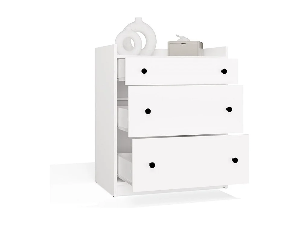 Commode, blanche, 70 x 84 x 46 cm