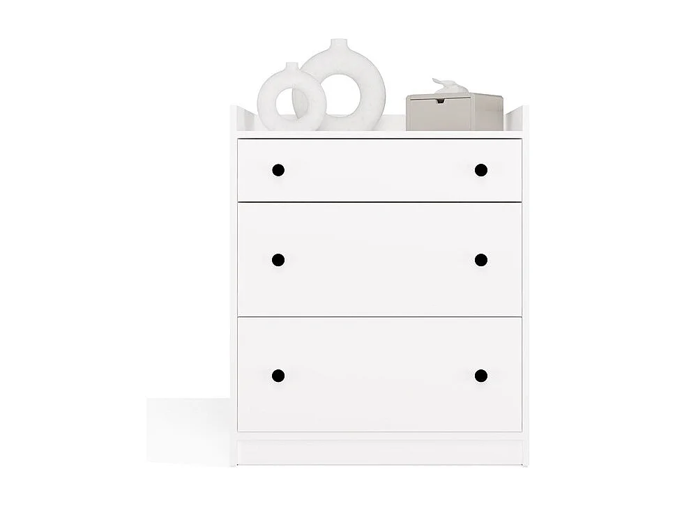 Commode, blanche, 70 x 84 x 46 cm