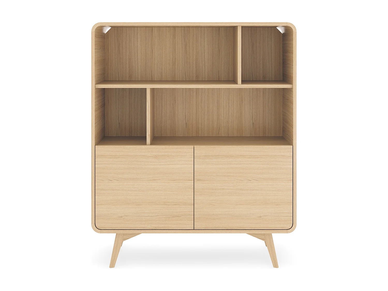 Bücherregal, Eiche Vicenza, 108 x 130 x 39 cm