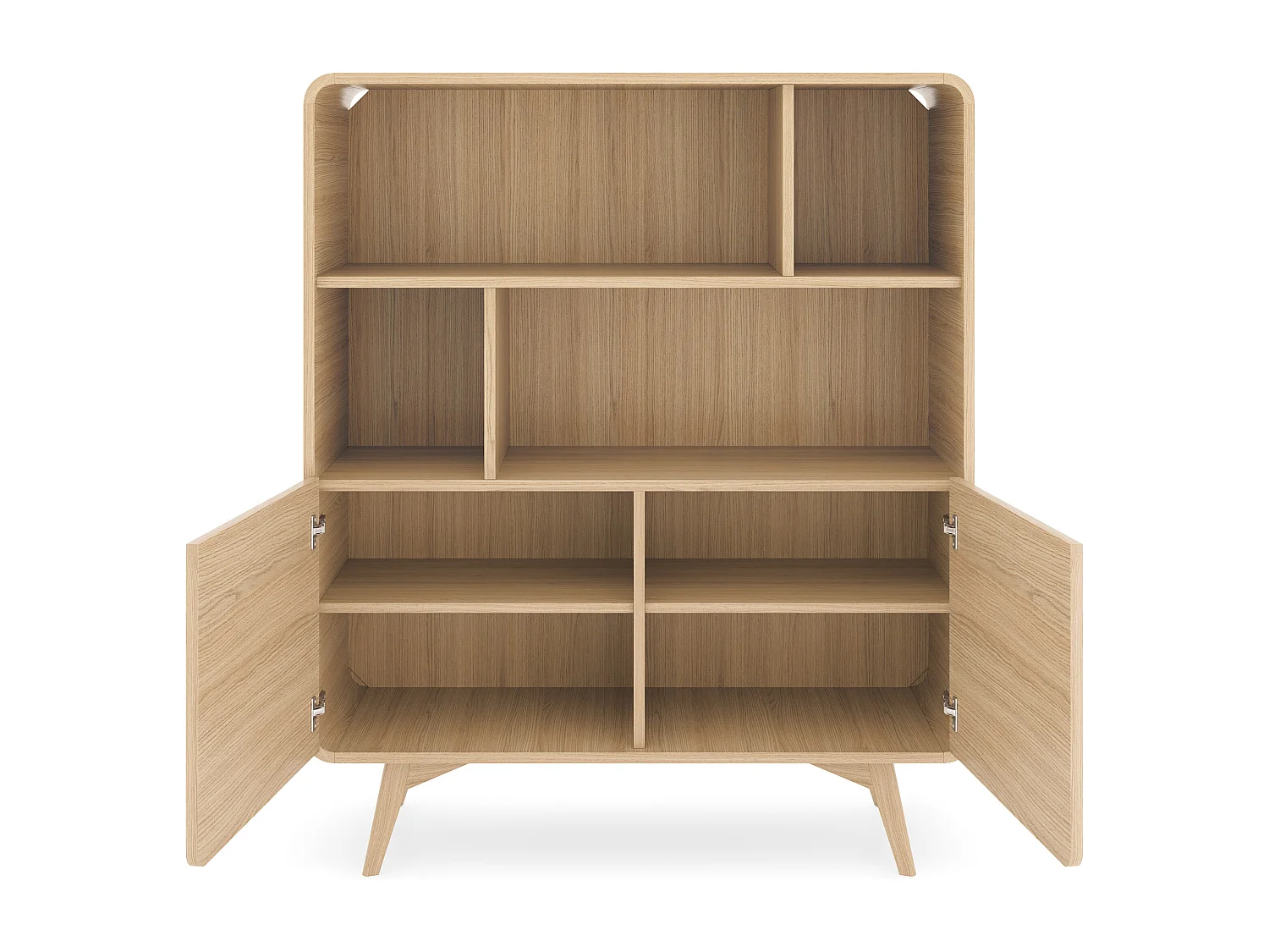 Bücherregal, Eiche Vicenza, 108 x 130 x 39 cm