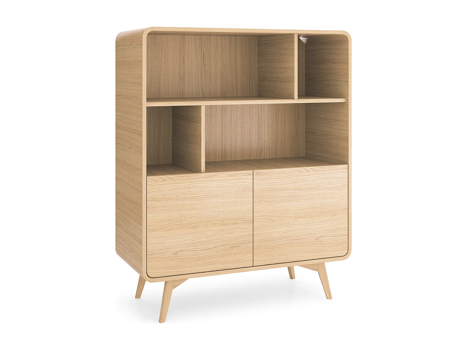 Bücherregal, Eiche Vicenza, 108 x 130 x 39 cm