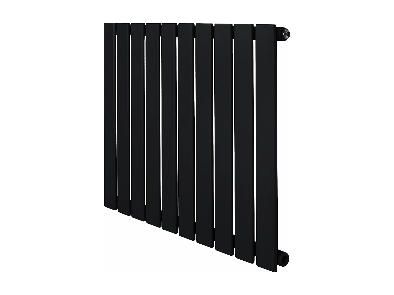 Traditionele 4-Kolom Radiator - 300 x 1010 mm - Zwart
