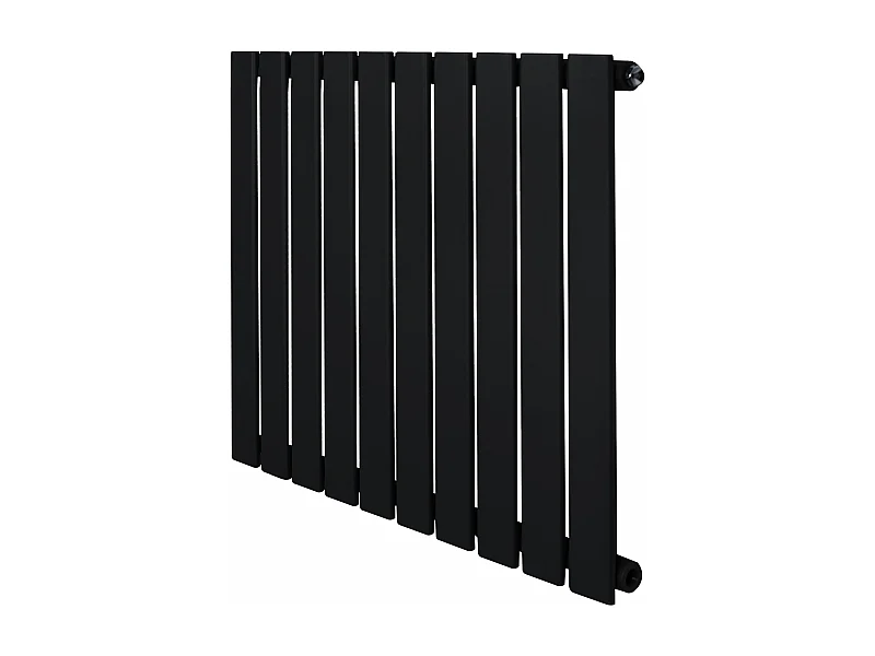Flachheizkörper – 600mm x 700mm – Schwarz