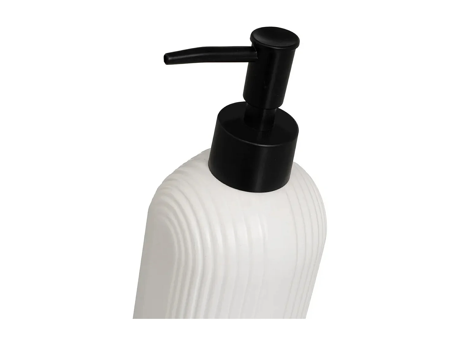 Set de salle de bain de 3 pièces : Distributeur de Savon, Gobelet, Porte Savon en céramique coloris Blanc