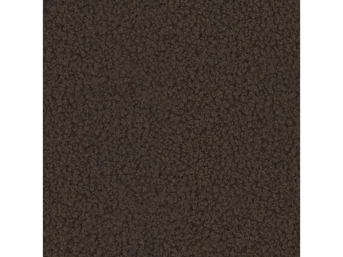 Canapé d'angle VINTESSA Marron en bouclé avec fonction de couchage