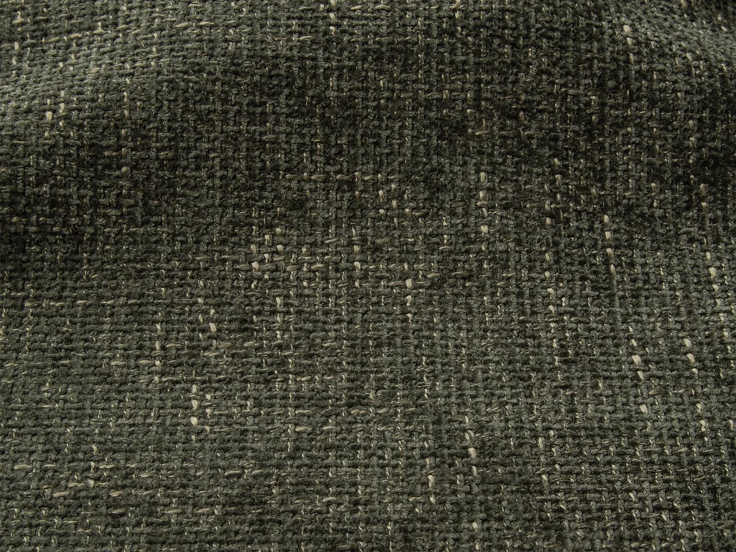 Canapé 3 places convertible express en tissu texturé vert kaki - Matelas 16 cm mémoire de forme POGNIA