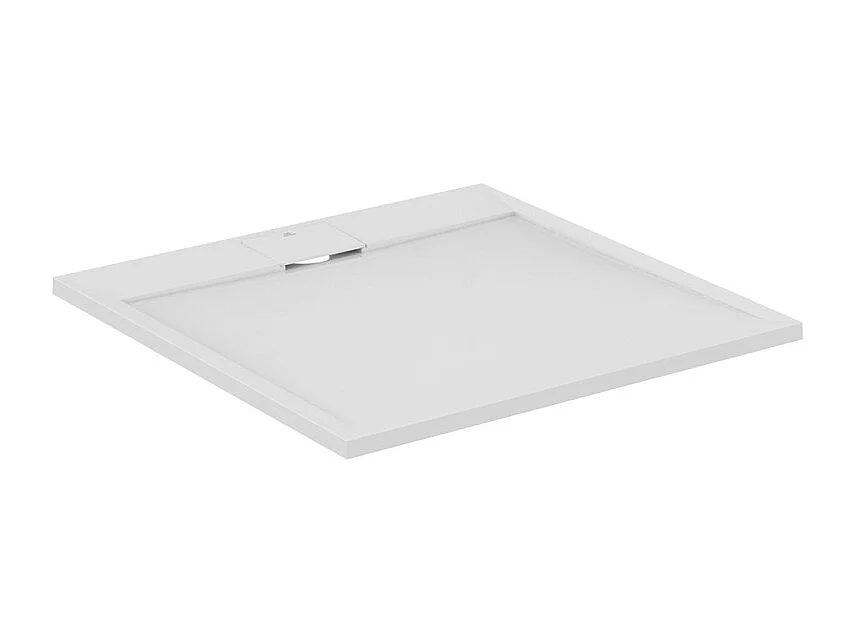 Receveur de douche antidérapant IDEAL STANDARD Ultra Flat S I.Life recoupable avec bonde longueur 80 x 80