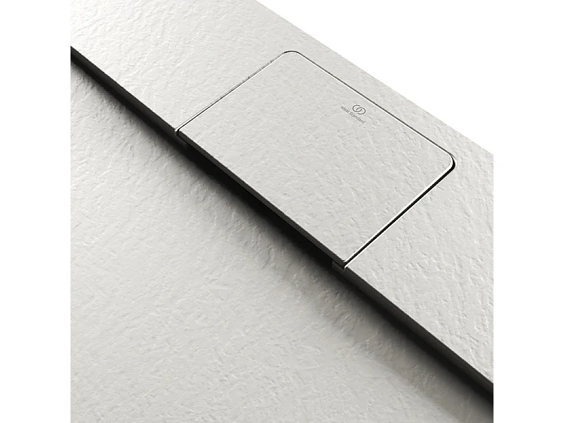 Receveur de douche antidérapant IDEAL STANDARD Ultra Flat S I.Life recoupable avec bonde largeur 140 x 80