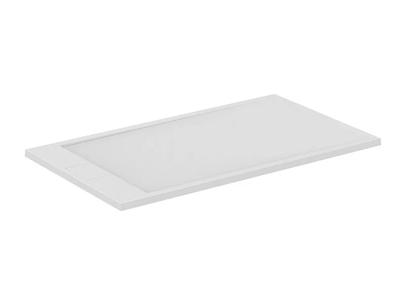 Receveur de douche antidérapant IDEAL STANDARD Ultra Flat S I.Life recoupable avec bonde largeur 140 x 80