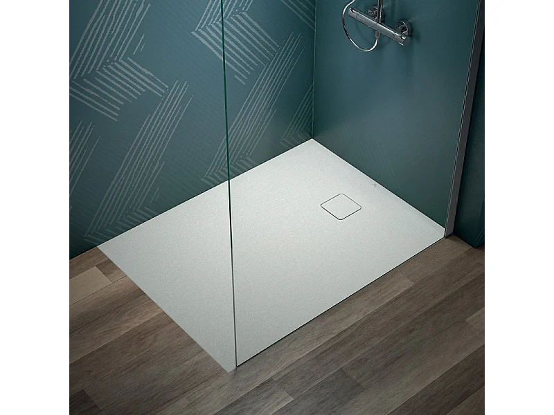 Receveur de douche antidérapant IDEAL STANDARD Ultra Flat Evo recoupable avec bonde largeur 120 x 90
