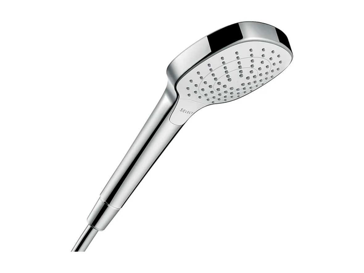 Pommeau de douche HANSGROHE Croma Select E 3 jets Blanc chromé