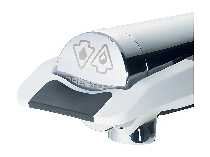 Robinet temporisé à manette souple mural pour lavabo PRESTO Neo duo chrome