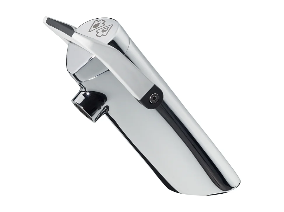 Robinet temporisé à manette souple sur plage pour lavabo PRESTO Neo duo chrome