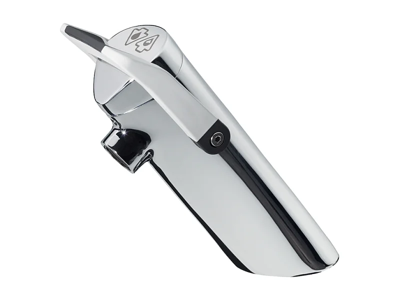 Robinet temporisé à manette souple sur plage pour lavabo PRESTO Neo duo chrome