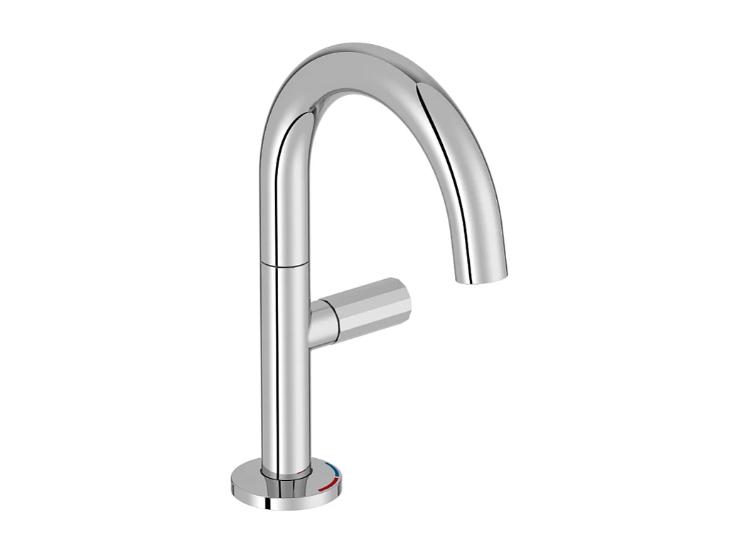 Mitigeur de lavabo avec poignée latérale JACOB DELAFON Grands Boulevards chromé