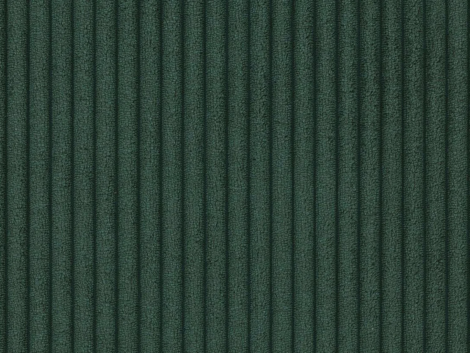 Grand canapé d'angle gauche convertible express en velours côtelé vert - Matelas 13 cm mémoire de forme POGNI